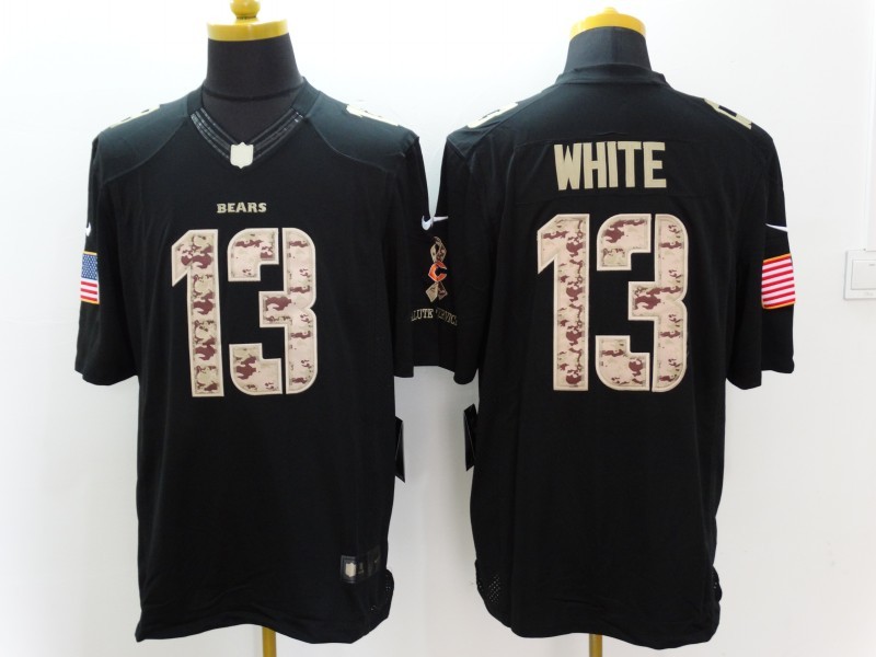 Men's Chicago Bears Kevin White #13 Black Jersey